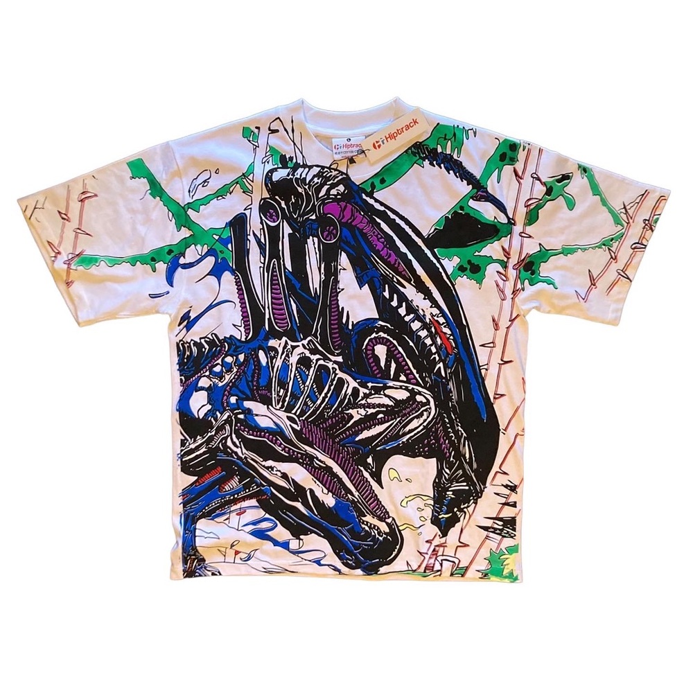alien vs predator modern reprint tshirt for men